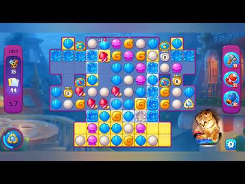 Fishdom 2022, no Boosters,  1087  level  -  прохождение без бустеров,  1087  уровень.