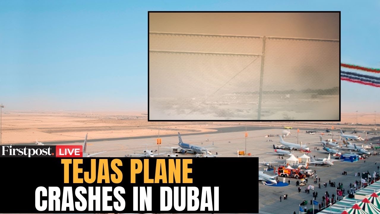 Tejas Fighter Jet Crash LIVE: IAF Jet HAL Tejas Crashes During Dubai Air Show 2025