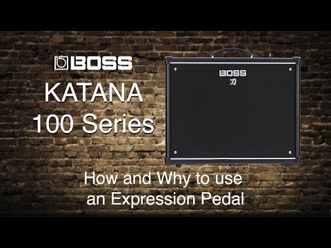 Boss Katana 100   How and Why to use an Expression Pedal