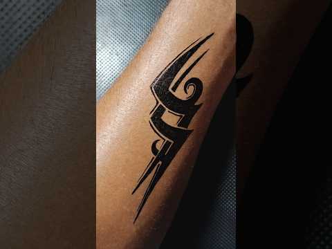 Tribal Tattoo Unique Art | Hand Tattoo Ideas........#tattoo #temporarytattoo #tattoodesign #penart