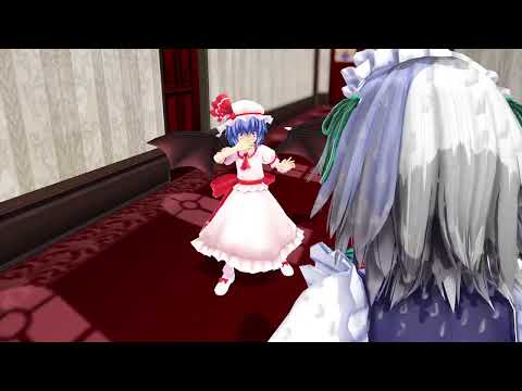 【Touhou MMD】Sakuya clean a window again