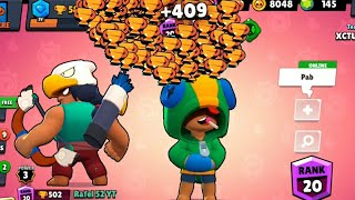 LEON NONSTOP to 500 Trophies! Brawl Stars