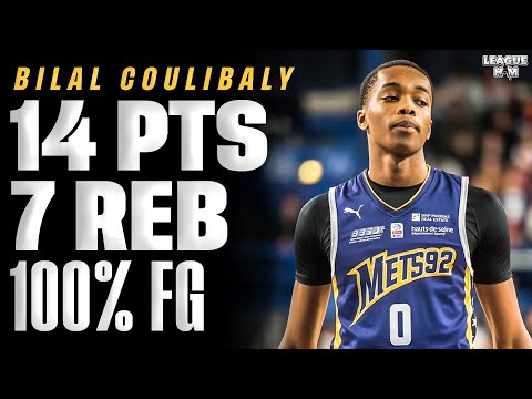 18 y/o Bilal Coulibaly Career-High for Metropolitans 92 vs. Dijon | 2.10.23