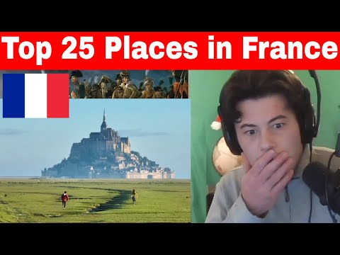 American Reacts Top 25 Places To Visit in France - Travel Guide | Ryan Shirley