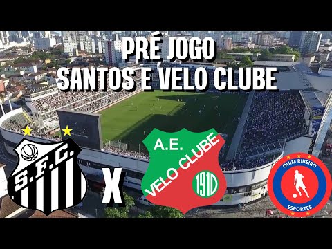 PRÉ JOGO SANTOS E VELO CLUBE #futebol #santos #veloclube #esporte #gabigol #neymar #paulistao
