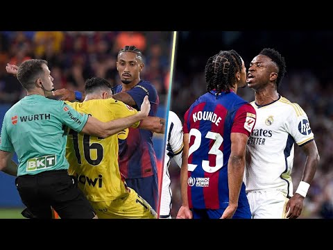 Barcelona Players 100% Heated Moments & Brutal Fouls