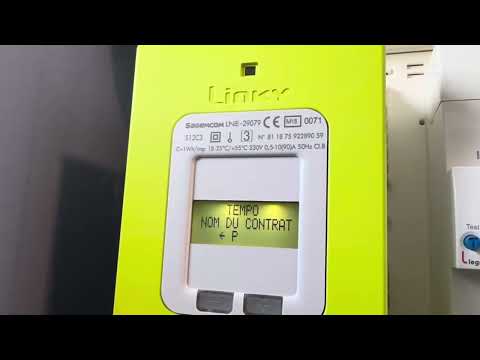 TEMPO EDF Contact C1-C2 LINKY fermé uniquement en HEURES PLEINES ROUGE