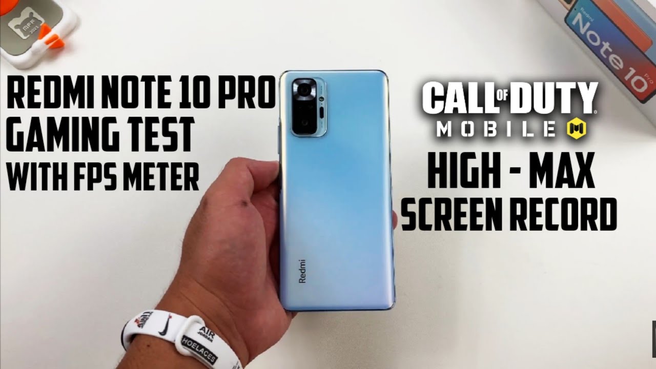 REDMI NOTE 10 PRO GAMING TEST WITH FPS METER | COD MOBILE BATTLE ROYALE HIGH - MAX | SCREEN RECORD