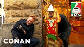 Conan &amp; Jordan Schlansky Hit The Streets Of Florence  - CONAN on TBS