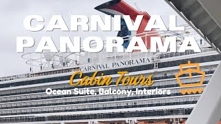 Look Inside Carnival Panorama's Cabins- Suites, Balcony, & Interiors