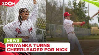 Priyanka Chopra wears Nick Jonas' outfit she cheers for him at his baseball game