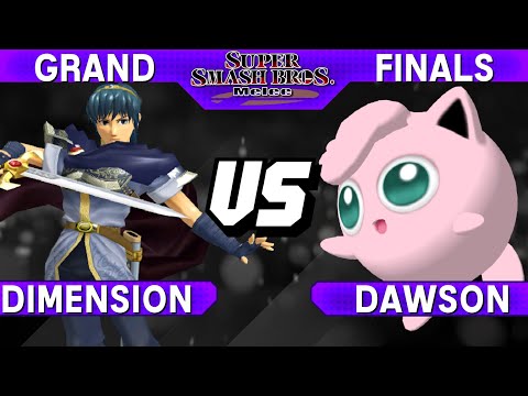 Smash Melee - Dimension (Marth) vs Dawson (Puff) - S@LT 189 Grand Finals