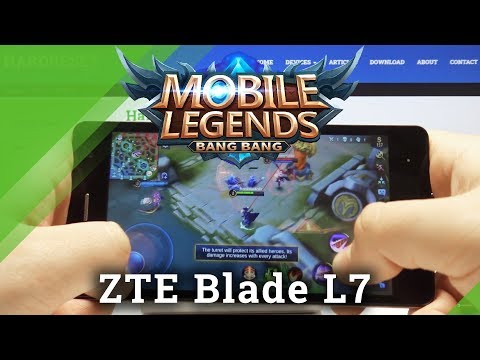 Mobile Legends on ZTE Blade L7 – High Graphics Test