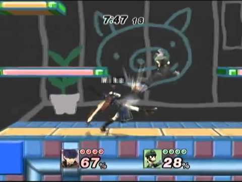 Project M 3.0 @ S@X - Nintendude (Sheik, Ike) vs Vist (Luigi)