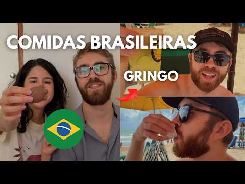 Comidas Brasileiras deixam gringo chocado!