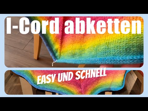 I-cord cast-off / cord edge knit quickly