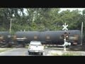 CSX Tank Train Hits Rail Joint Fast And Hard