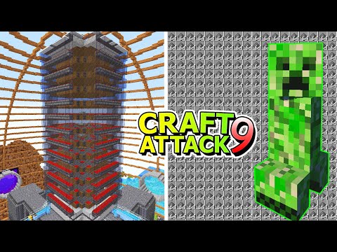 Unendlich Gunpowder! Riesige Creeperfarm auf dem Dach! - Minecraft Craft Attack 9 #62