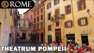 Rome guided tour ➧ Theatrum Pompeii - Pompey's Theater [4K Ultra HD]