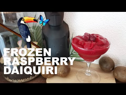 FROZEN RASPBERRY DAIQUIRI - frozen delicious treat, perfect for a brain freeze