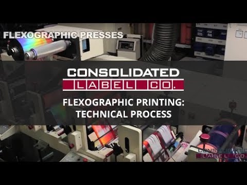 Flexographic printing process