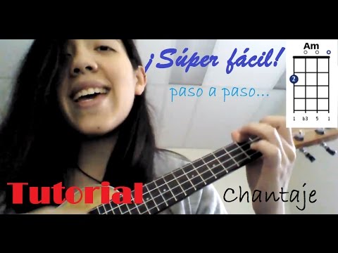 Tutorial: Chantaje - Shakira ft. Maluma - UKULELE - Principiantes.