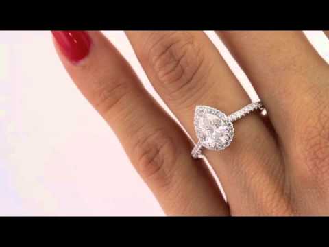 1.97ct Pear Shape Diamond Engagement Anniversary Ring-Mark Broumand