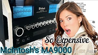 Video thumbnail for McIntosh MA9000 expensive Stereo integrated amplifier why is it? by JN Electric