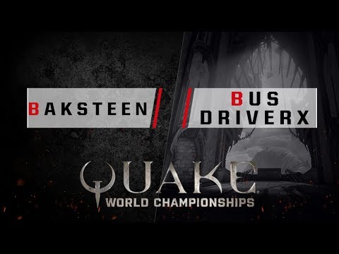 Quake - Baksteen vs. Busdriverx [1v1] - Quake World Championships - EU Qualifier #3