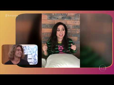 Encontro com Fátima Bernardes 29/01/2019 - Tatá Werneck faz reclamações de Rafael Vitti