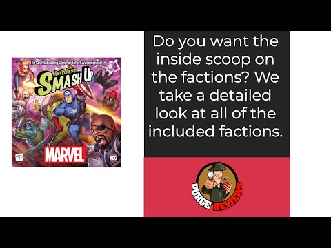 The Purge: # 3273 Smash Up Marvel: We take a detailed look at the different factions (repost) 3rd time is the charm