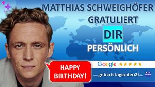 Matthias Schweighöfer – Beispielvideo zum Geburtstag