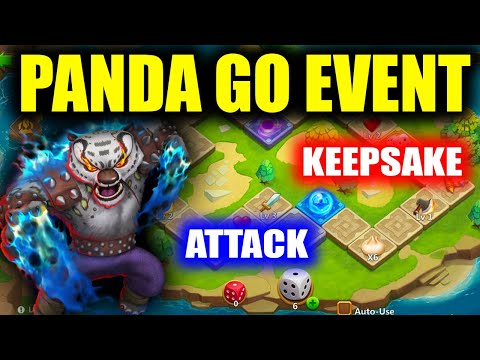 PANDA GO EVENT  - ATTACK - KEEPSAKE - CASTLE CLASH