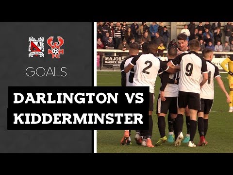 Goals: Darlington v Kidderminster Harriers