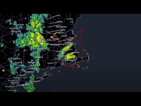 Weather radars picking up Chaff - Boston, Massachusetts | June 7, 2022