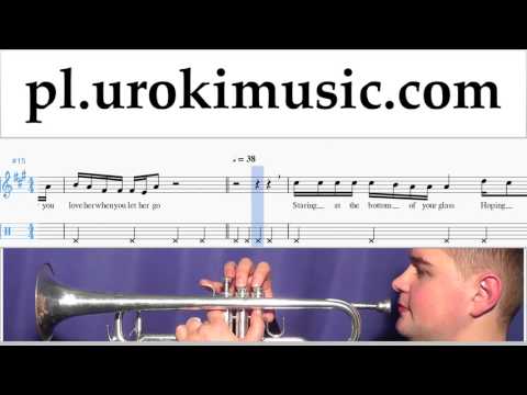 Jak Zagrać Na Trąbce Passenger - Let Her Go Tabulatura Lekcje Część 2 um-i463
