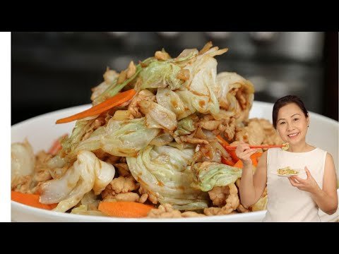 Quick and Healthy Chinese Chicken Cabbage Stir-fry