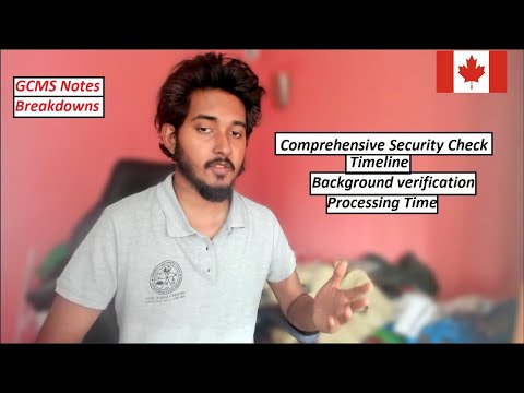Comprehensive Security Screening for Permanent Residence Inland Applicant Canada-GCMS Note Breakdown