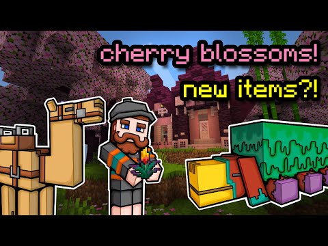 The New Minecraft Update Is AWESOME - Cherry Blossom Biome?!
