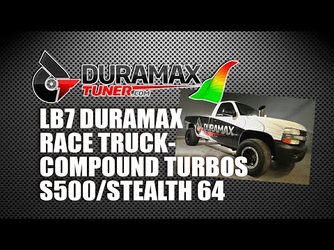 LB7 Duramax Race Truck with Compound Turbochargers Including Stealth 64 by Duramaxtuner.COM