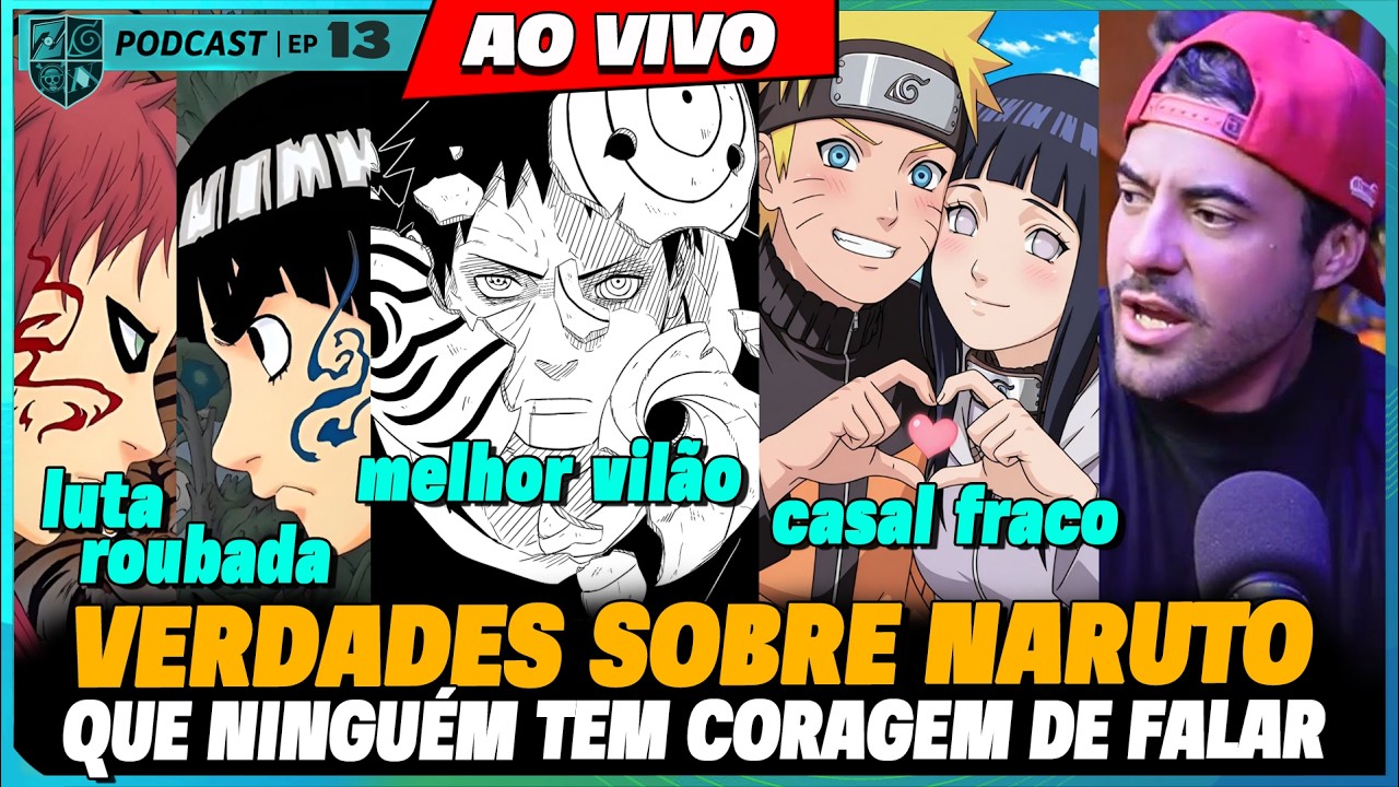 VERDADES QUE NINGUÉM FALA SOBRE NARUTO - Fred Animes Podcast #13