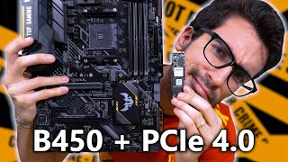 Enabling PCIe 4.0 on a B450 Motherboard