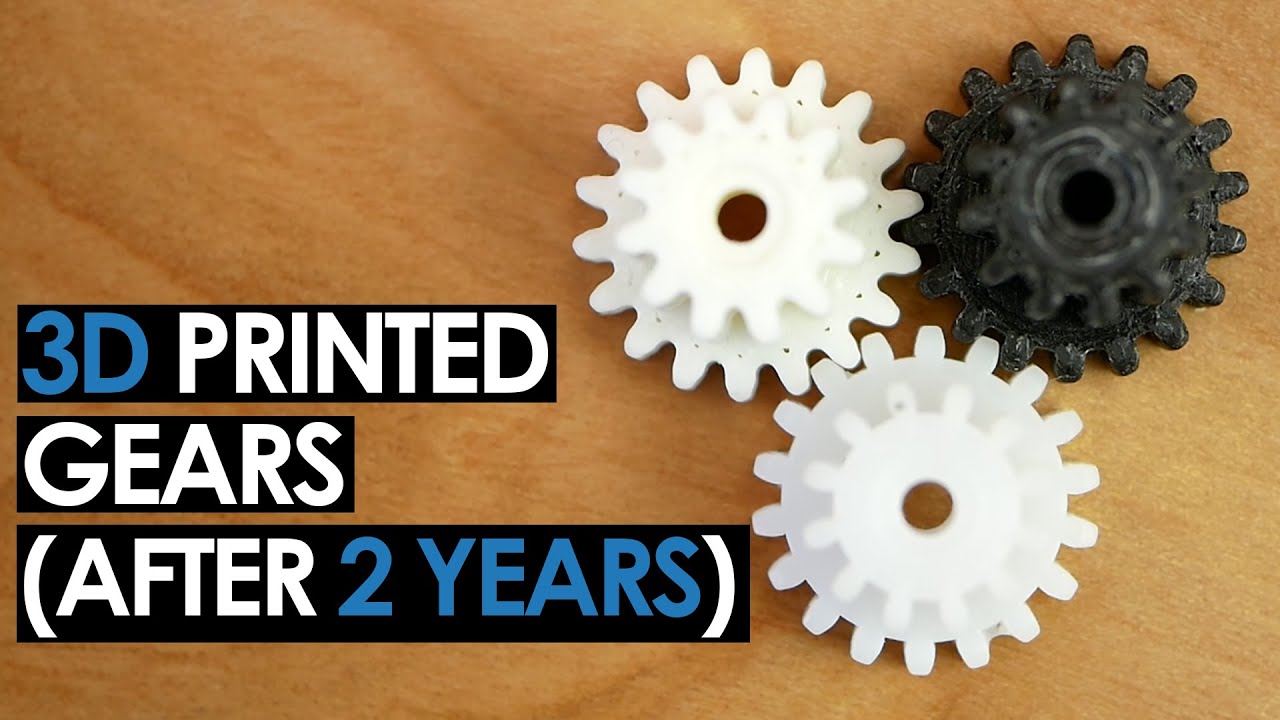 3D Printed PLA Gear after 2 Years? - Spur Gear Tool in Fusion360