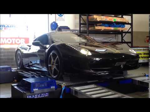 Ferrari Dyno Run - Mainline DynoLog Dynamometer