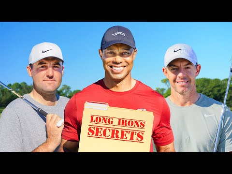 Tiger Woods' Long Iron Clinic With Rory McIlroy and Scottie Scheffler