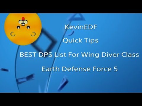 EDF 5 - BEST DPS List Wing Diver - Earth Defense Force 5