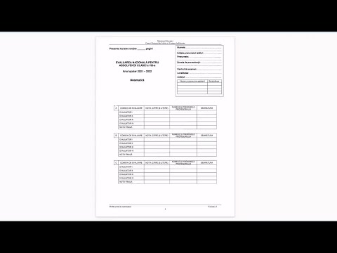 Rezolvarea subiectului de Evaluare Nationala 2022 - Matematica