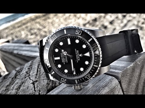 Rubber B Strap for Rolex Submariner- 2 Years on the Wrist (Velcro & Tang Buckle)