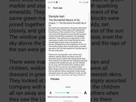 How to increase front size in Android Phones-@godwilljunior