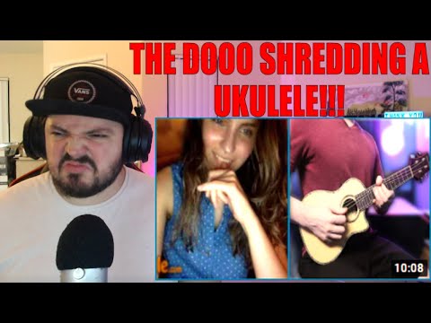 REACTION TO THE DOOO - PLAYING GUITAR ON OMEGLE EP. 9 - UKULELE METAL